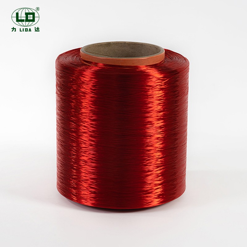 Endi sing umum digunakake Anti Fire Nylon 6 Dope Dicelup Filament Benang